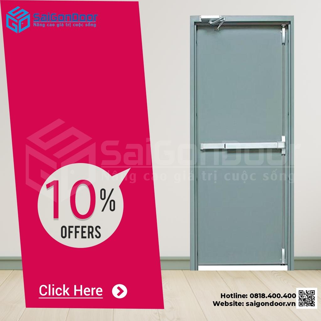 Cửa thép ngăn cháy SaiGonDoor