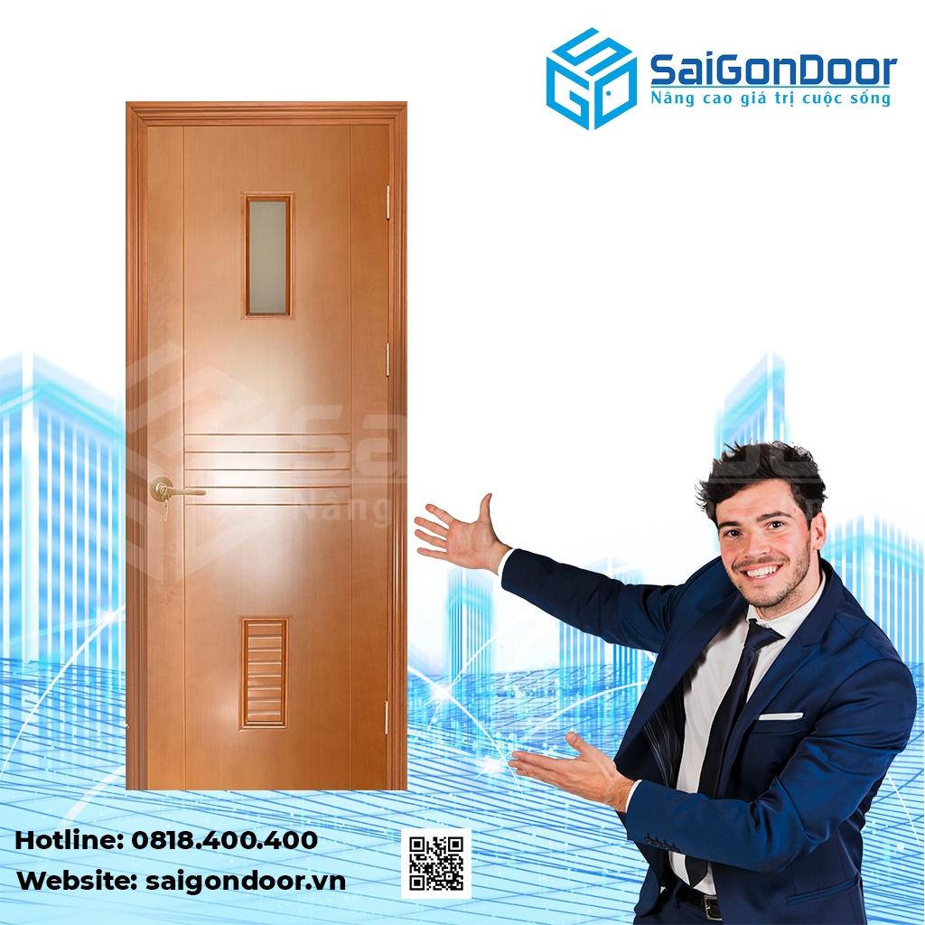 Cửa với nhiều màu sắc và kiểu dáng khác nhau thích hợp với nhiều đối tượng khách hàng