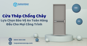Cửa Thép Chống Cháy – Lựa Chọn Bảo Vệ An Toàn Hàng Đầu Cho Mọi Công Trình