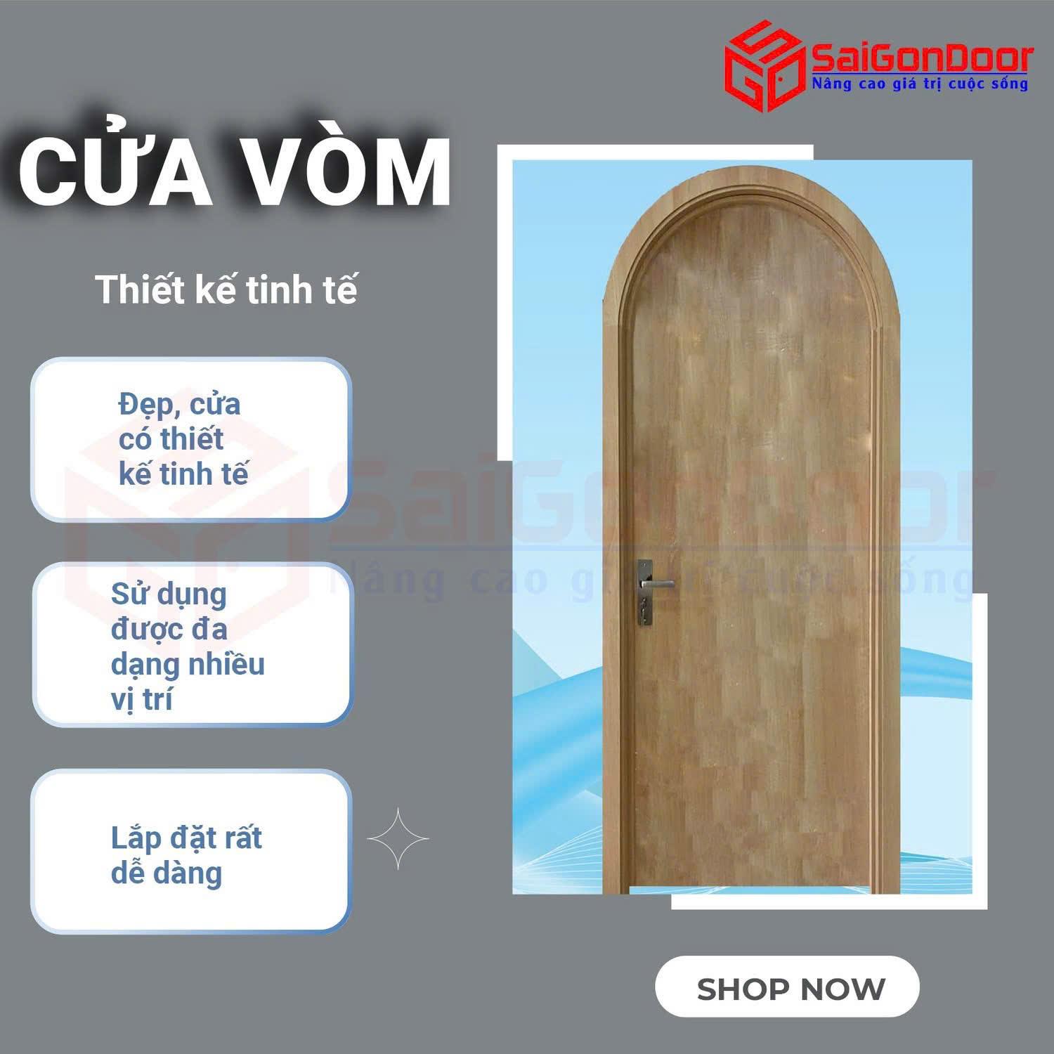 Cửa Vòm Giả Gỗ: Nét Đẹp Cổ Điển Hoài Cổ Trong Không Gian Hiện Đại