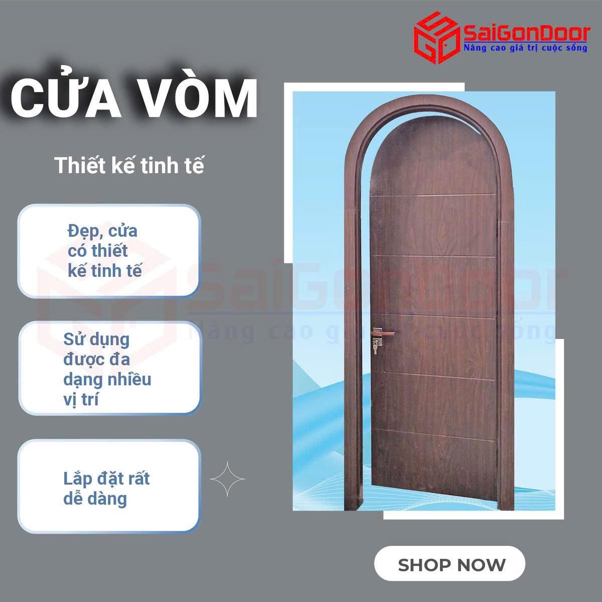 Cửa Vòm Giả Gỗ: Nét Đẹp Cổ Điển Hoài Cổ Trong Không Gian Hiện Đại