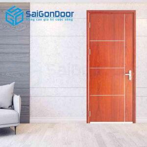 Cửa Gỗ MDF Veneer P1R4b xoan dao 4