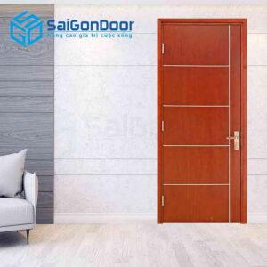 Cửa Gỗ MDF veneer P1R5 xoan dao 3.