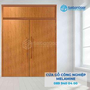 Cửa Gỗ Công Nghiệp SGD Melamine P2 Fix