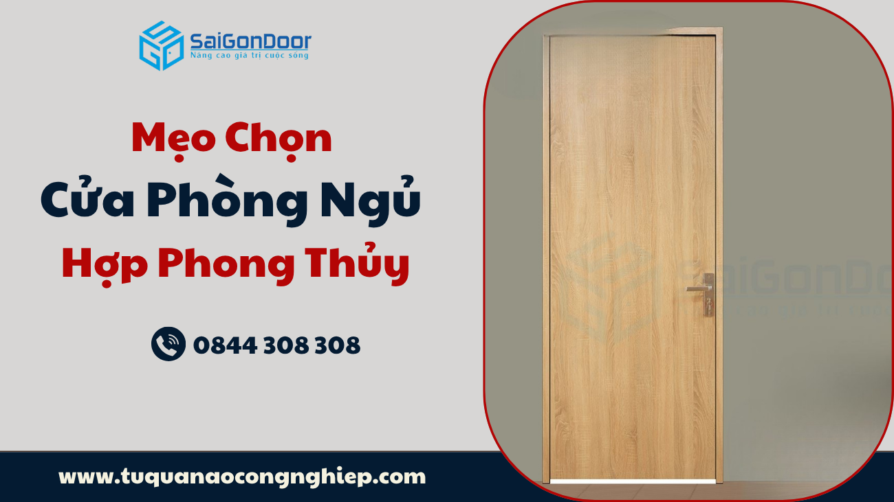 Mẹo Chọn Cửa Phòng Ngủ Hợp Phong Thủy