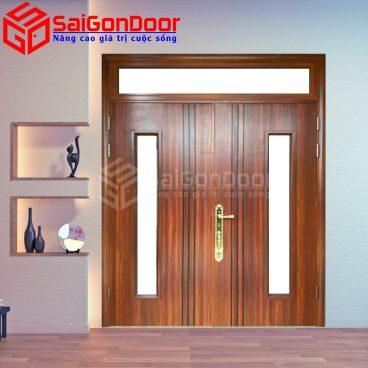 Cửa Thép Vân Gỗ Làm Cửa Chính – Sự Lựa Chọn Hoàn Hảo Cho Ngôi Nhà Hiện Đại