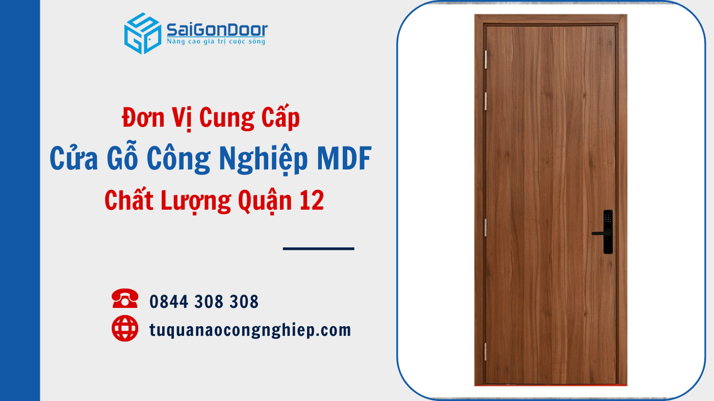 Đơn Vị Cung Cấp Cửa Gỗ Công Nghiệp MDF Chất Lượng Quận 12