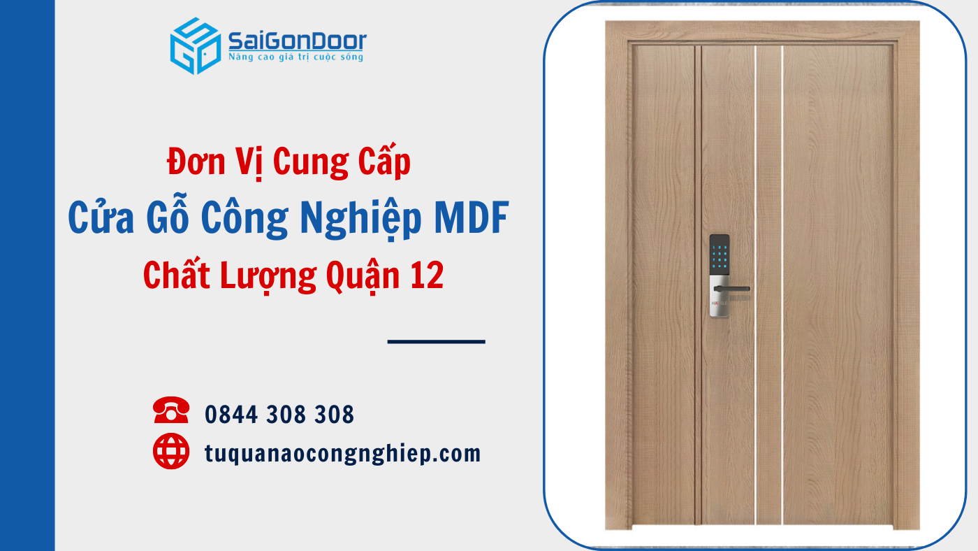 Đơn Vị Cung Cấp Cửa Gỗ Công Nghiệp MDF Chất Lượng Quận 12
