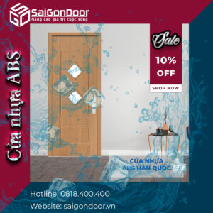 Cửa nhựa ABS - cửa nhựa SaiGonDoor