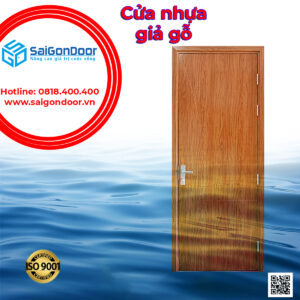 Cửa nhựa giả gỗ - các loại cửa nhựa giả gỗ SaiGonDoor