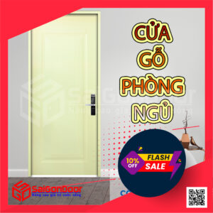 Cửa gỗ công nghiệp phòng ngủ SaiGonDoor