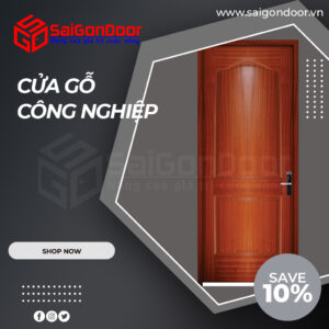 Cửa gỗ công nghiệp HDF Veneer