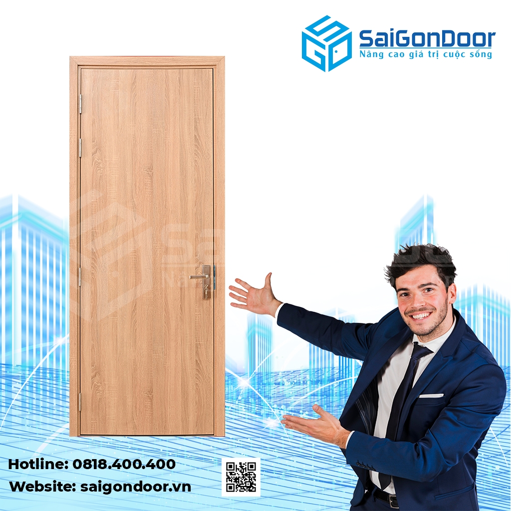 Được cấu tạo từ các nguyên liệu phối trộn đặc biệt giúp cửa chống chịu được nước và các chất thải