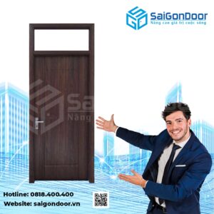 cửa nhà tắm nhựa gỗ Composite