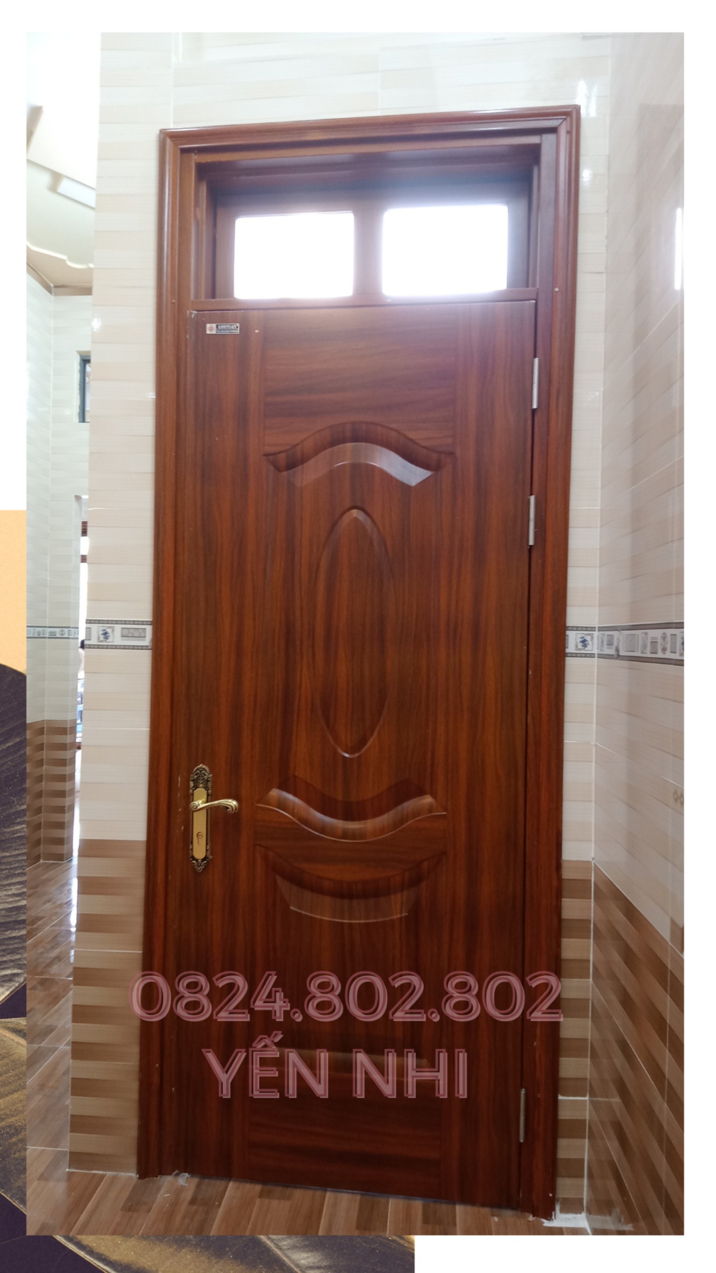 CỬA THÉP VÂN GỖ