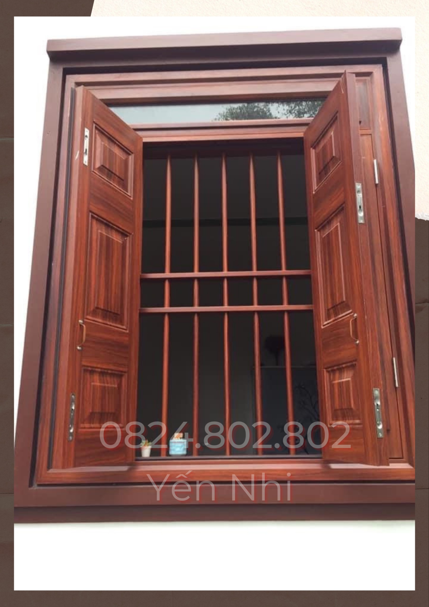 CỬA THÉP VÂN GỖ