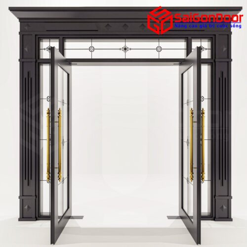 Cửa Nhôm Vân Gỗ 73