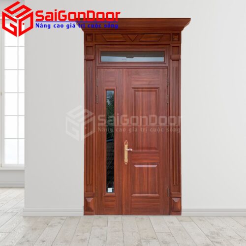 Cửa Thép Vân Gỗ SGD-KM.TVG-2CL-8