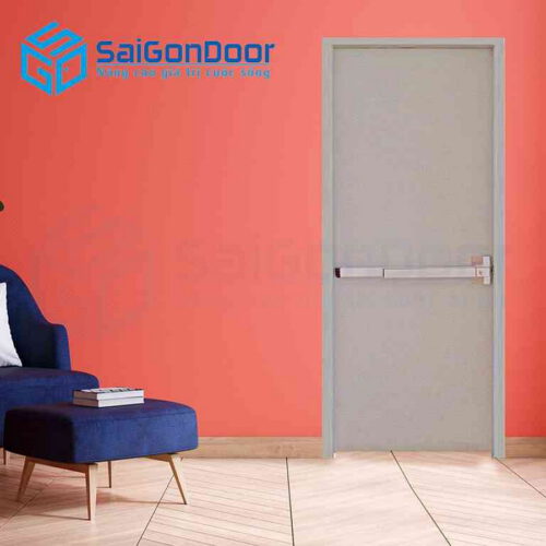 Cửa Thép Chống Cháy P1 xam thanh thoat hiem