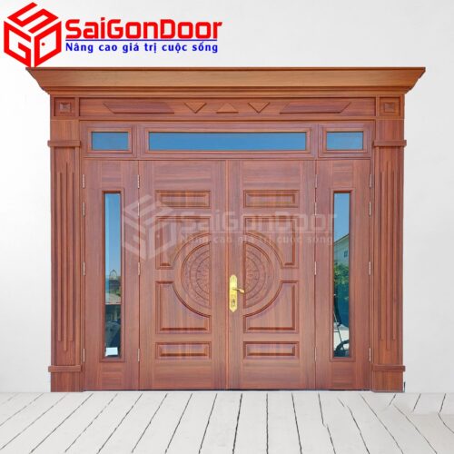 Cửa Thép Vân Gỗ SGD-KM.TVG-4C.16