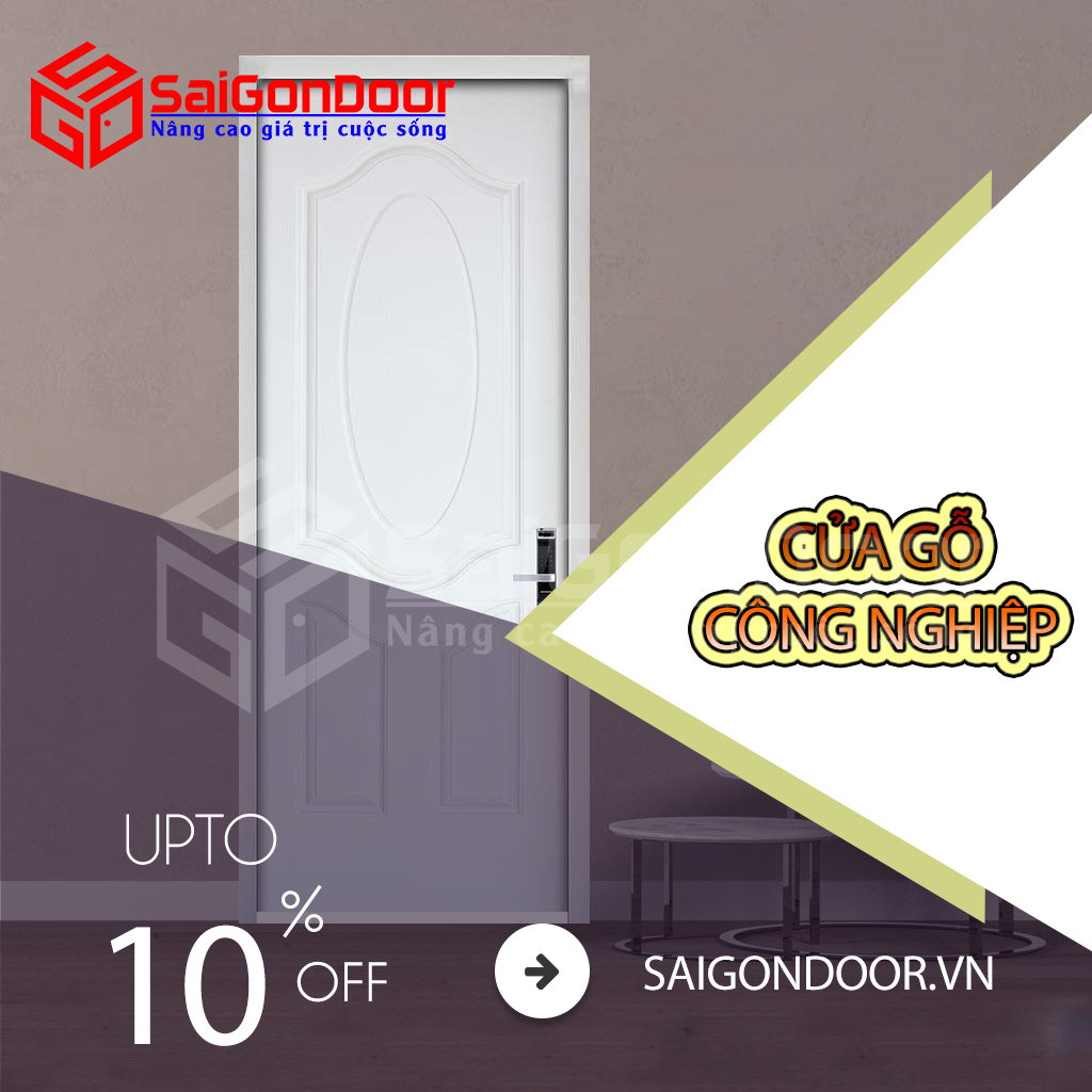 Mẫu cửa gỗ công nghiệp HDF