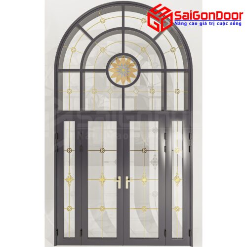 Cửa Nhôm Vân Gỗ SGD-CNVG-16