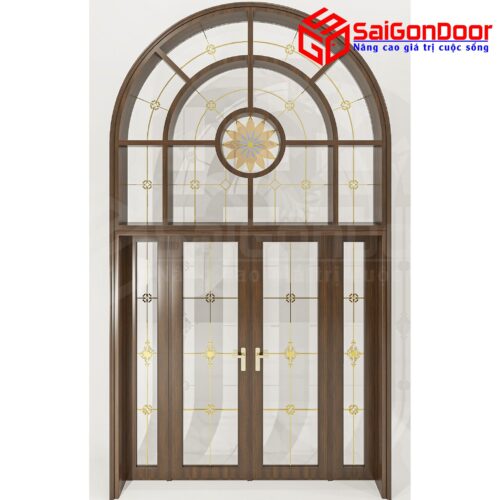 Cửa Nhôm Vân Gỗ SGD-CNVG-9