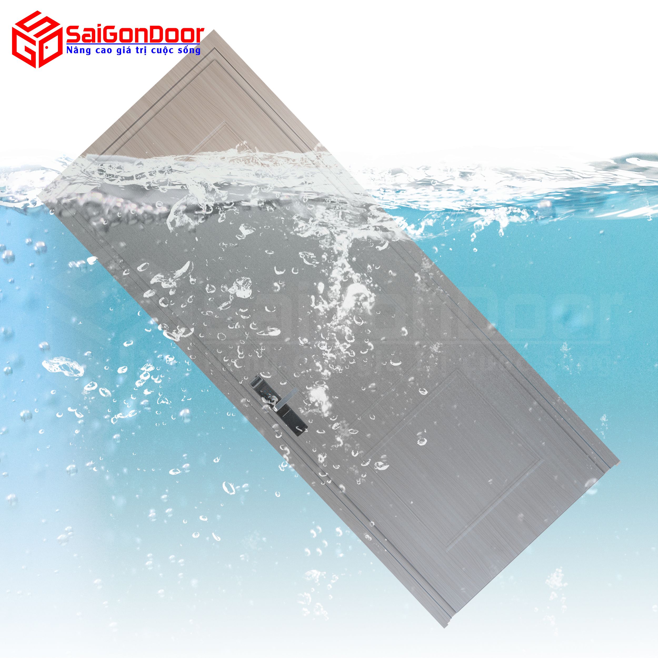 Cửa gỗ công nghiệp chịu nước 100% Composite
