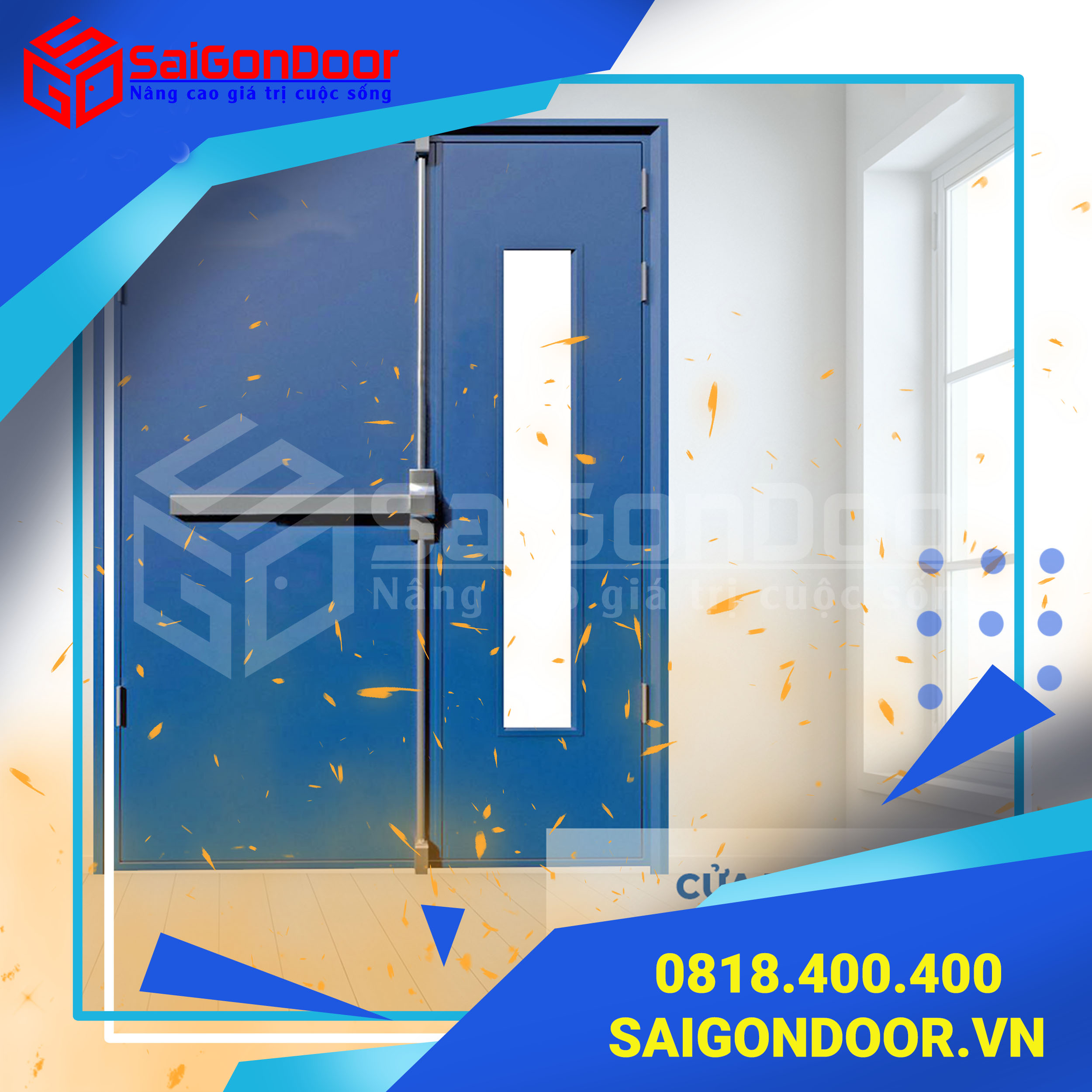 5 tác dụng khi lựa chọn và sử dụng cửa chống cháy