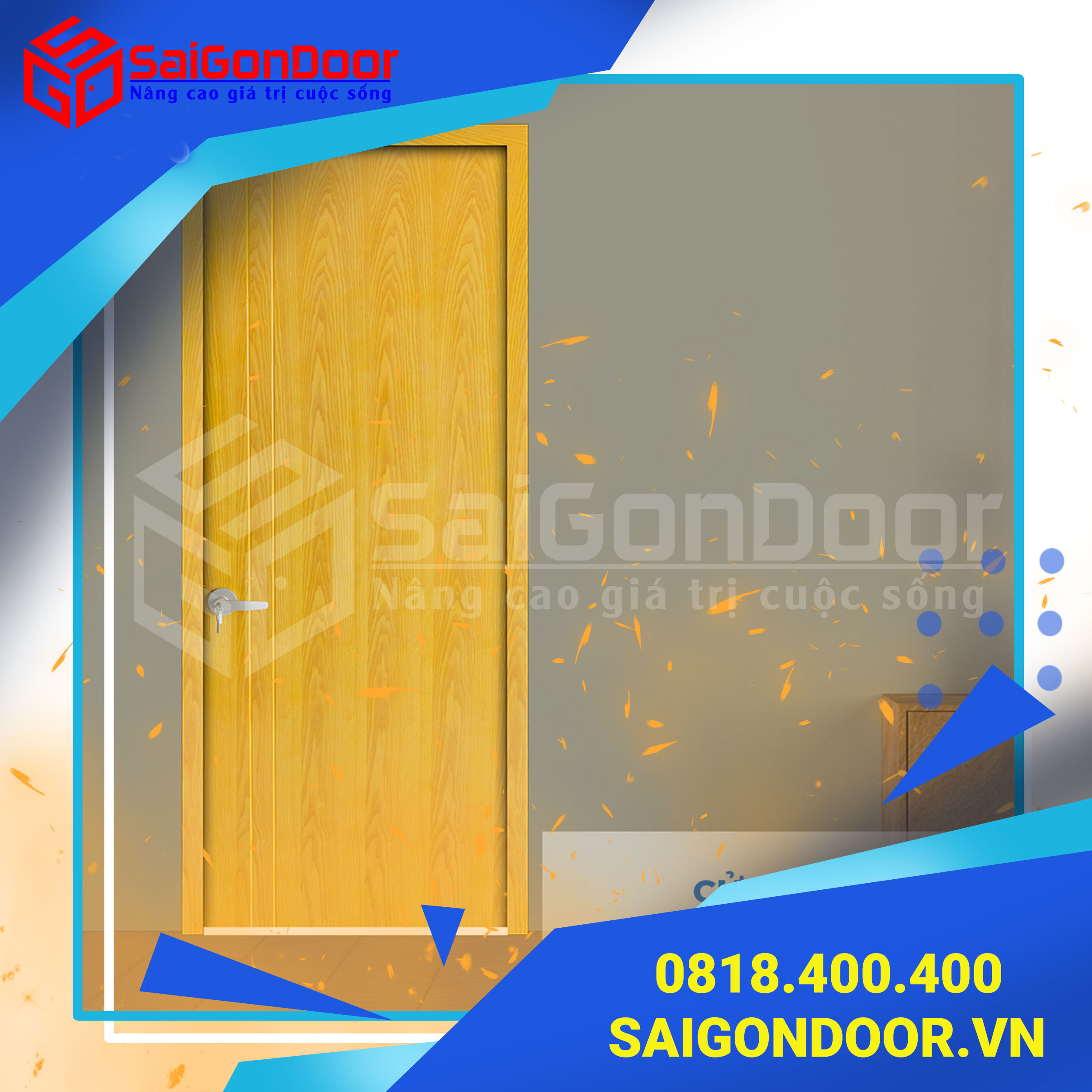 Cửa gỗ chống cháy SaiGonDoor