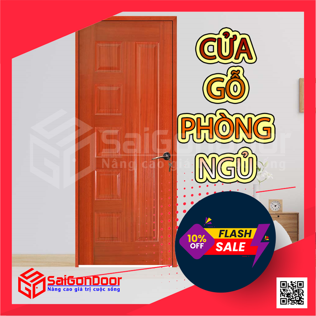 10 Mẫu cửa gỗ phòng ngủ đẹp không thể bỏ qua