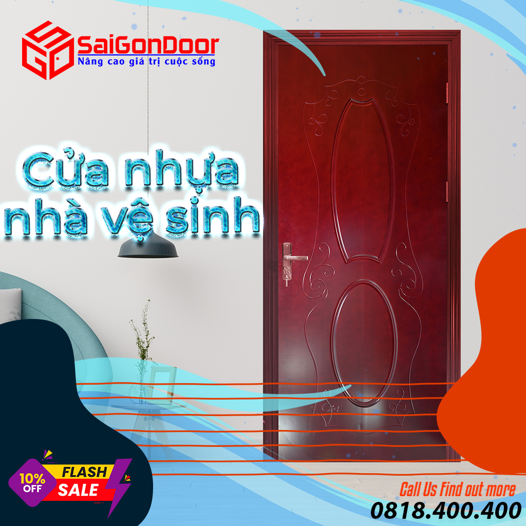 Cửa dễ dàng vệ sinh hay lau chùi klhi bị bám bẩn