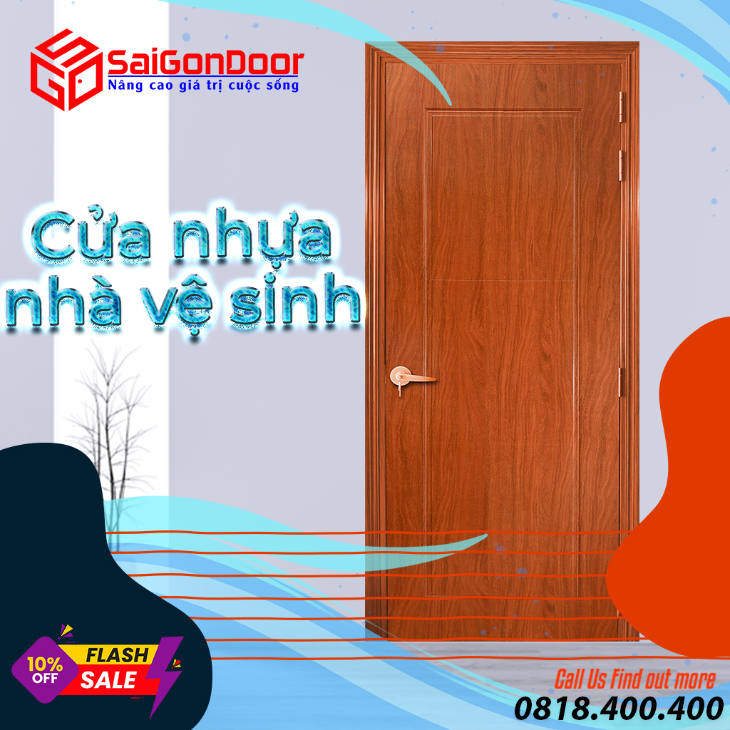 Cửa nhựa Composite có độ bền cao, giá thành rẻ