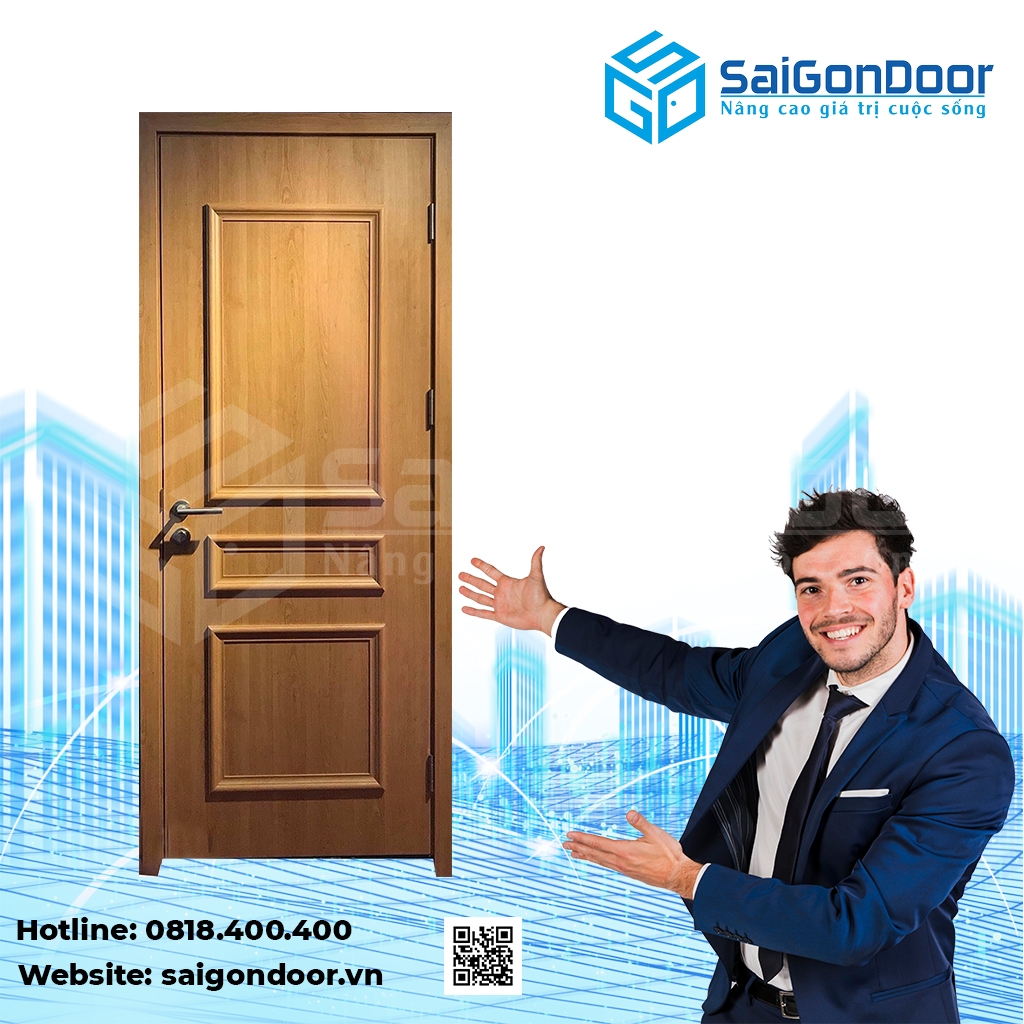 Một phong cách đậm cổ điển với các ô pano dập nổi đầy tinh tế và sang trọng