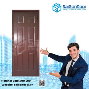 Cửa gỗ công nghiệp HDF phòng khách sạn