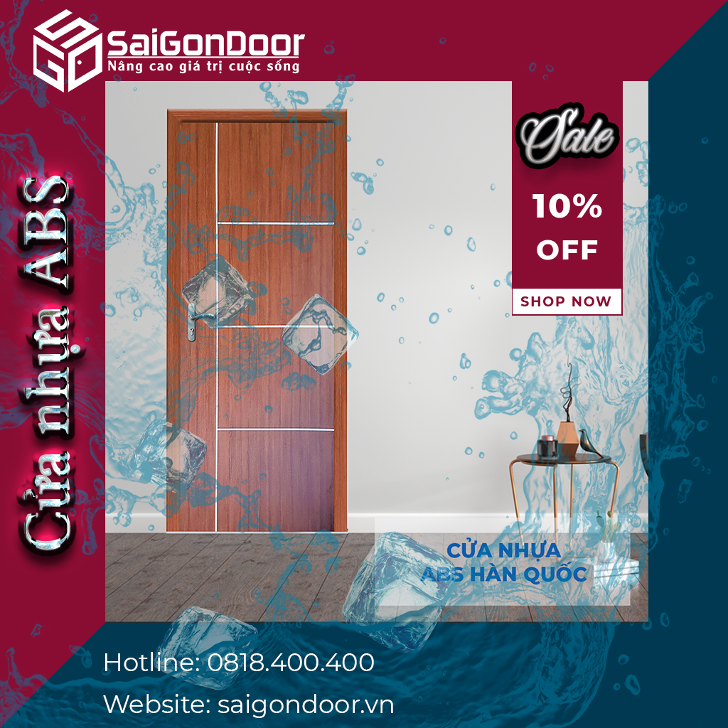 Những ưu điểm khi sử dụng cửa nhựa ABS