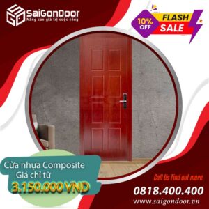 Mẫu cửa nhựa Composite SaiGonDoor