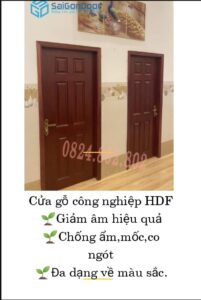 Cửa gỗ công nghiệp hdf
