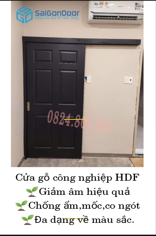 Cửa gỗ công nghiệp hdf
