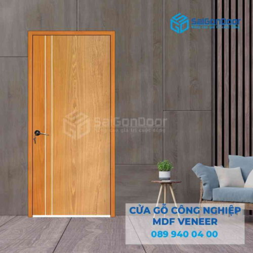 Cửa Gỗ MDF Veneer P1R2 soi 4