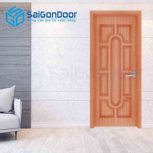 Cửa Gỗ Công Nghiệp SGD 019 sapele 2