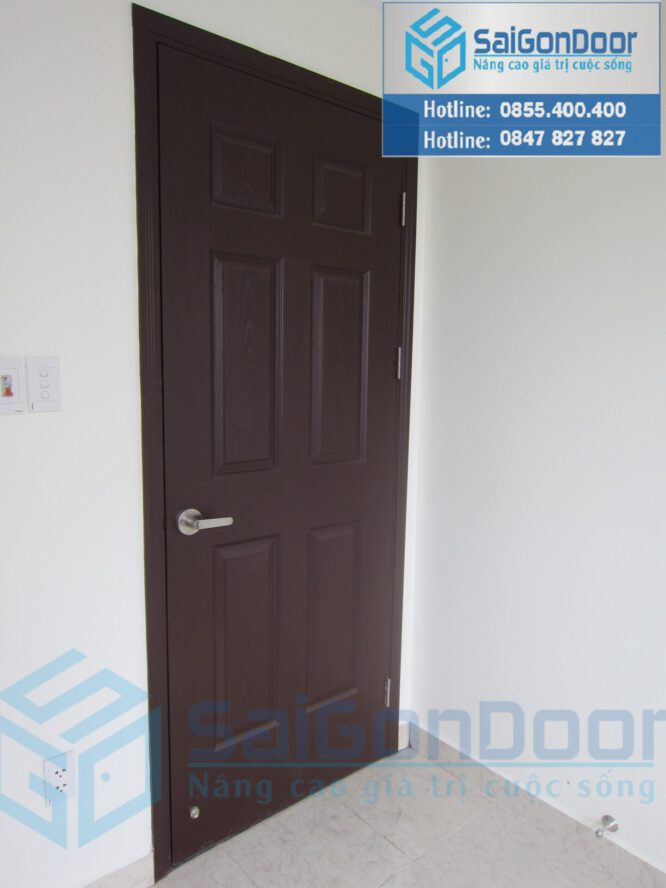 Mẫu cửa gỗ công nghiệp HDF đẹp