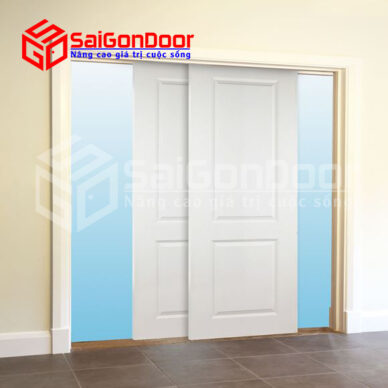 Cửa gỗ lùa trượt giúp tiết kiệm không gian, cho giá thị sủ dụng cao, tính thẩm mỹ