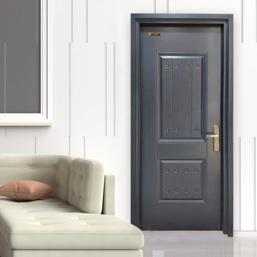 Thi công cửa thép vân gỗ Tây Ninh đẹp
