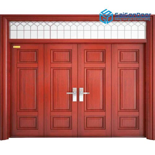 Thi công cửa thép vân gỗ Tây Ninh