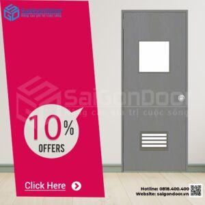 Ưu điểm khi được trang bị cửa thép chống cháy