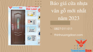 Báo giá cửa nhựa vân gỗ “Chất lượng & Giá rẻ”