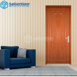 Cửa Gỗ Công Nghiệp HDF Veneer 2A Xoan Đào-HDFV-SGD