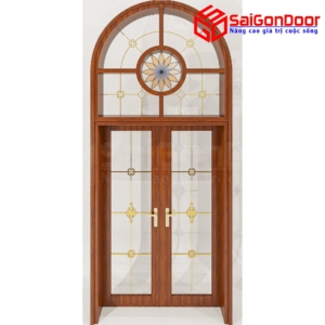 Cửa Nhôm Vân Gỗ SGD-CNVG-4