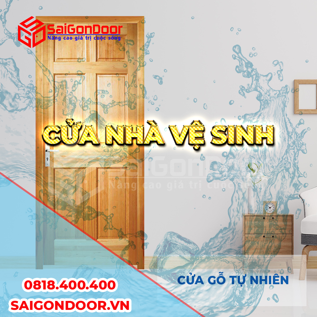 Tuỳ thuộc và sở thích cũng như phong cách bạn có thể thoải mái lựa chọn rất nhiều mẫu cửa nhà vệ sinh hiện có mặt trên thị trường